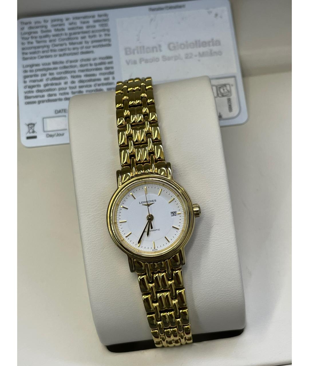 LONGINES Золотые часы, фото 4