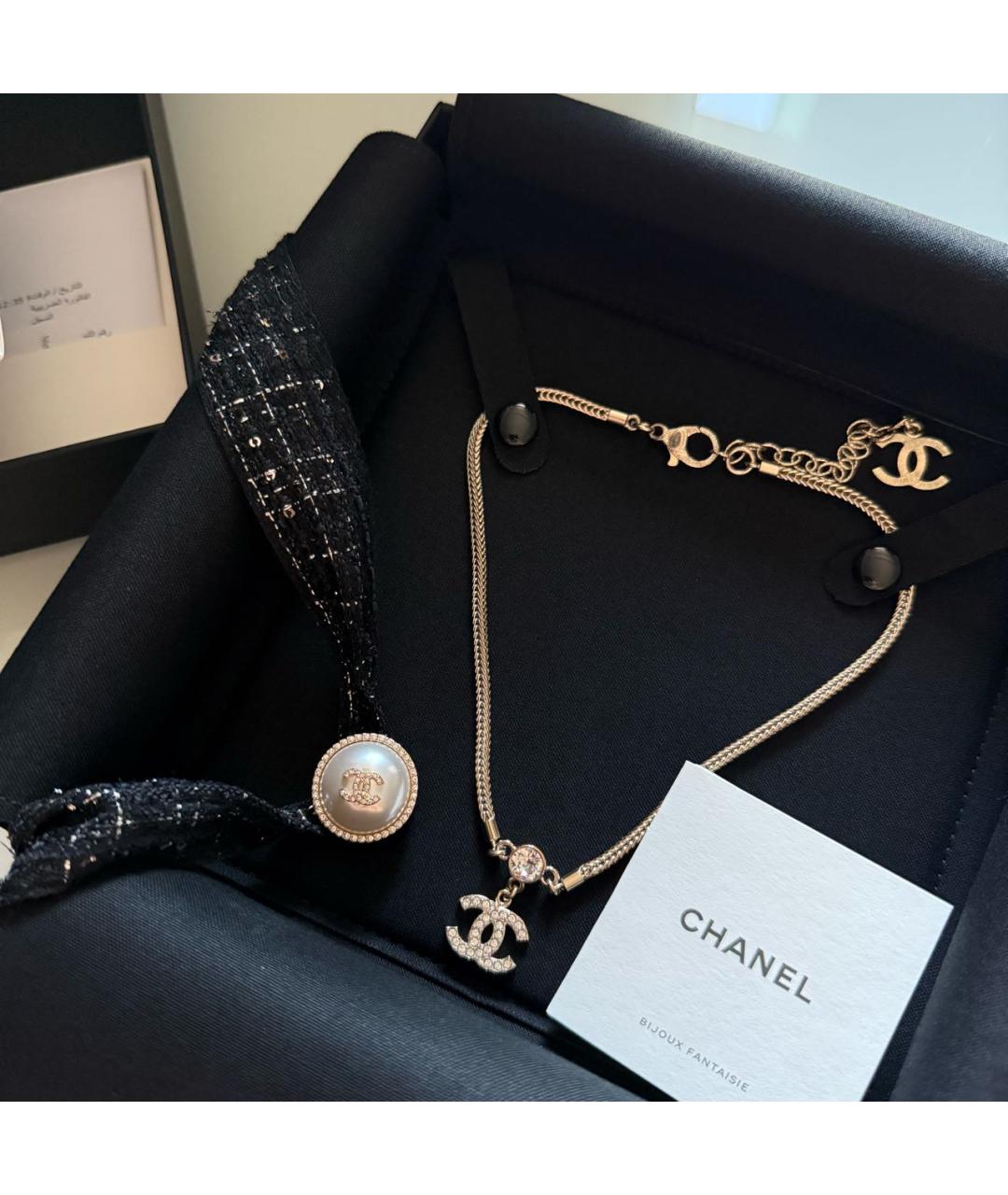 CHANEL Серебряная металлическая подвеска, фото 2