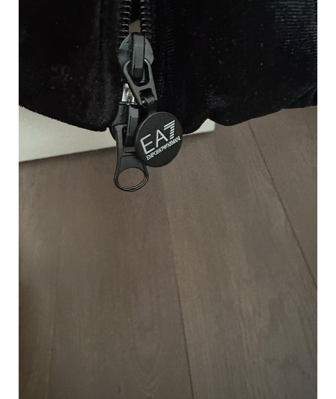 ARMANI EXCHANGE Черная бархатная куртка, фото 5