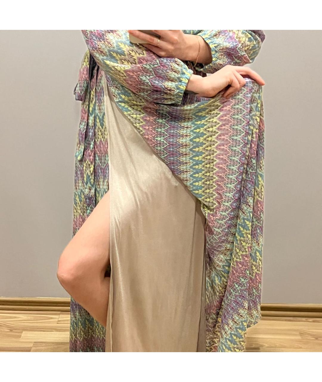 MISSONI Мульти полиэстеровое платье, фото 3