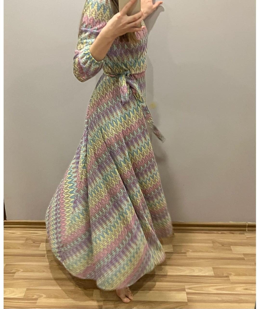 MISSONI Мульти полиэстеровое платье, фото 8