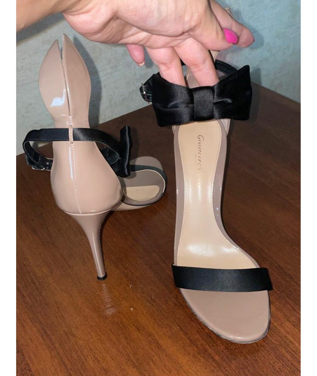 GIANVITO ROSSI Бежевые босоножки, фото 4
