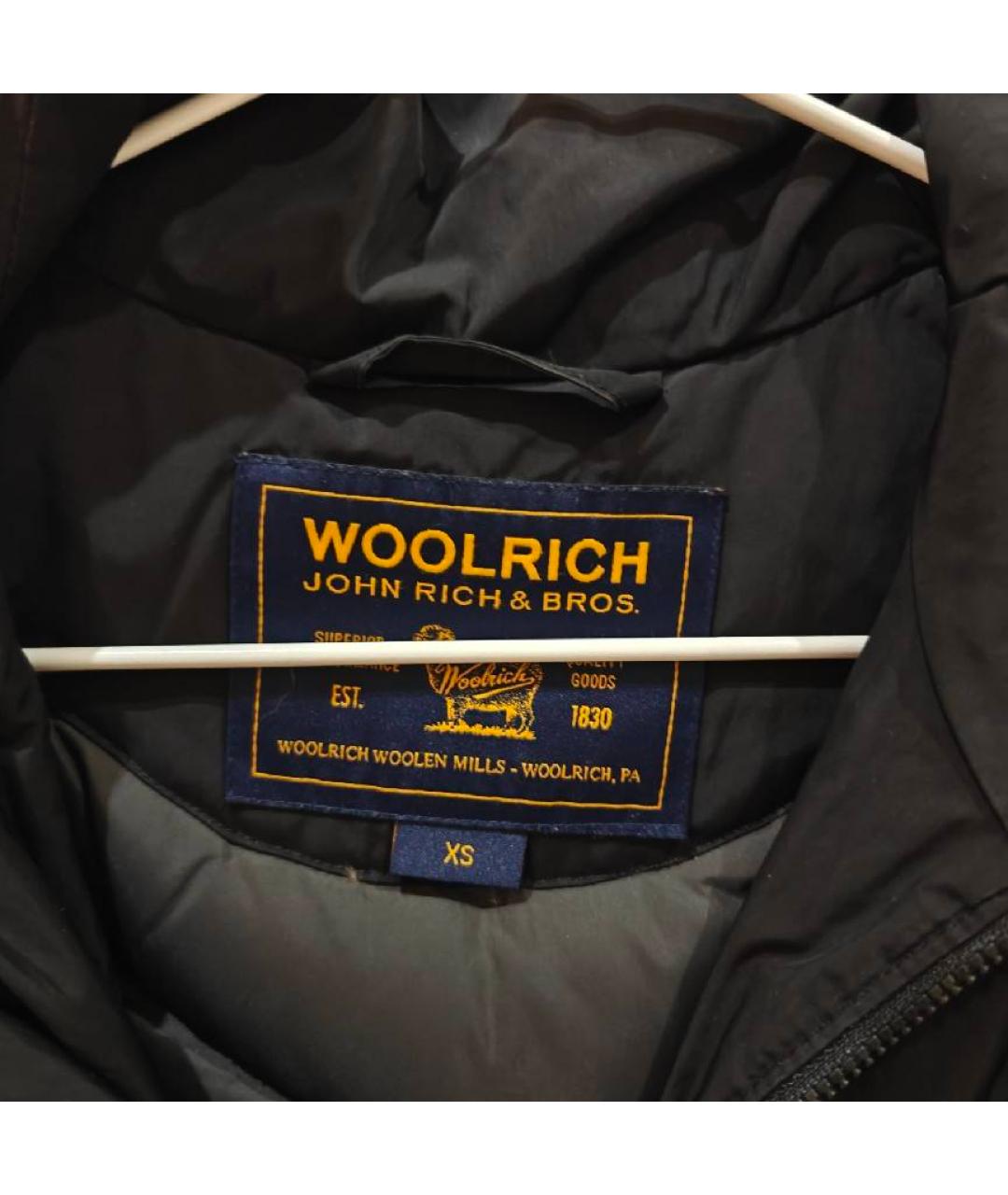 WOOLRICH Черная парка, фото 4