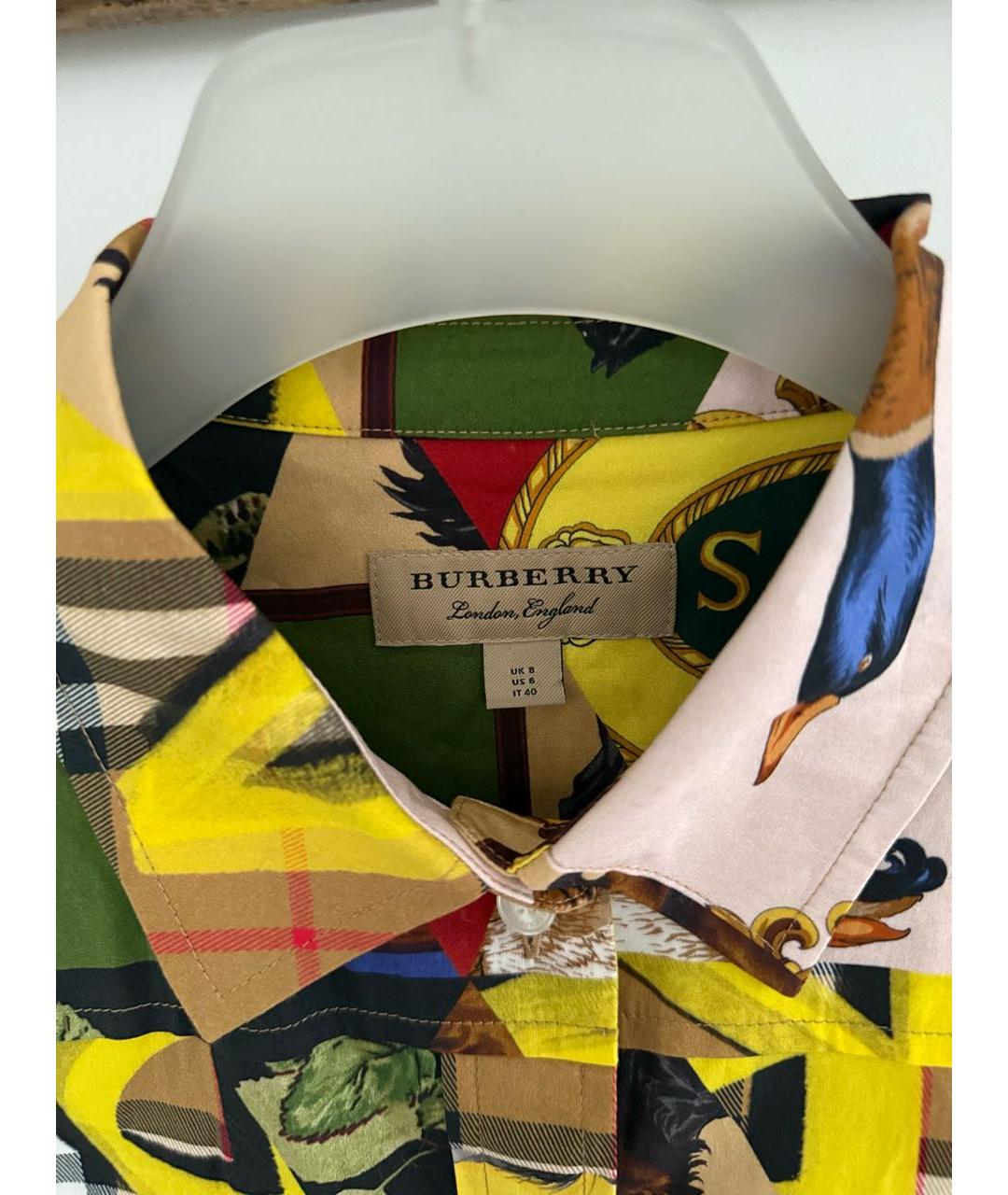 BURBERRY Хлопковая рубашка, фото 3