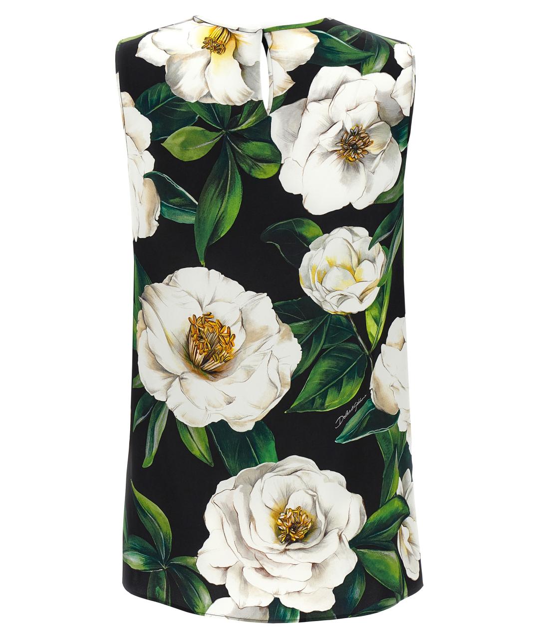 DOLCE&GABBANA Мульти шелковая блузы, фото 2