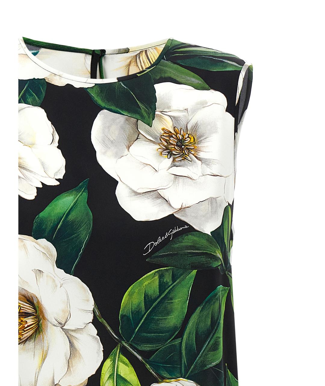 DOLCE&GABBANA Мульти шелковая блузы, фото 3