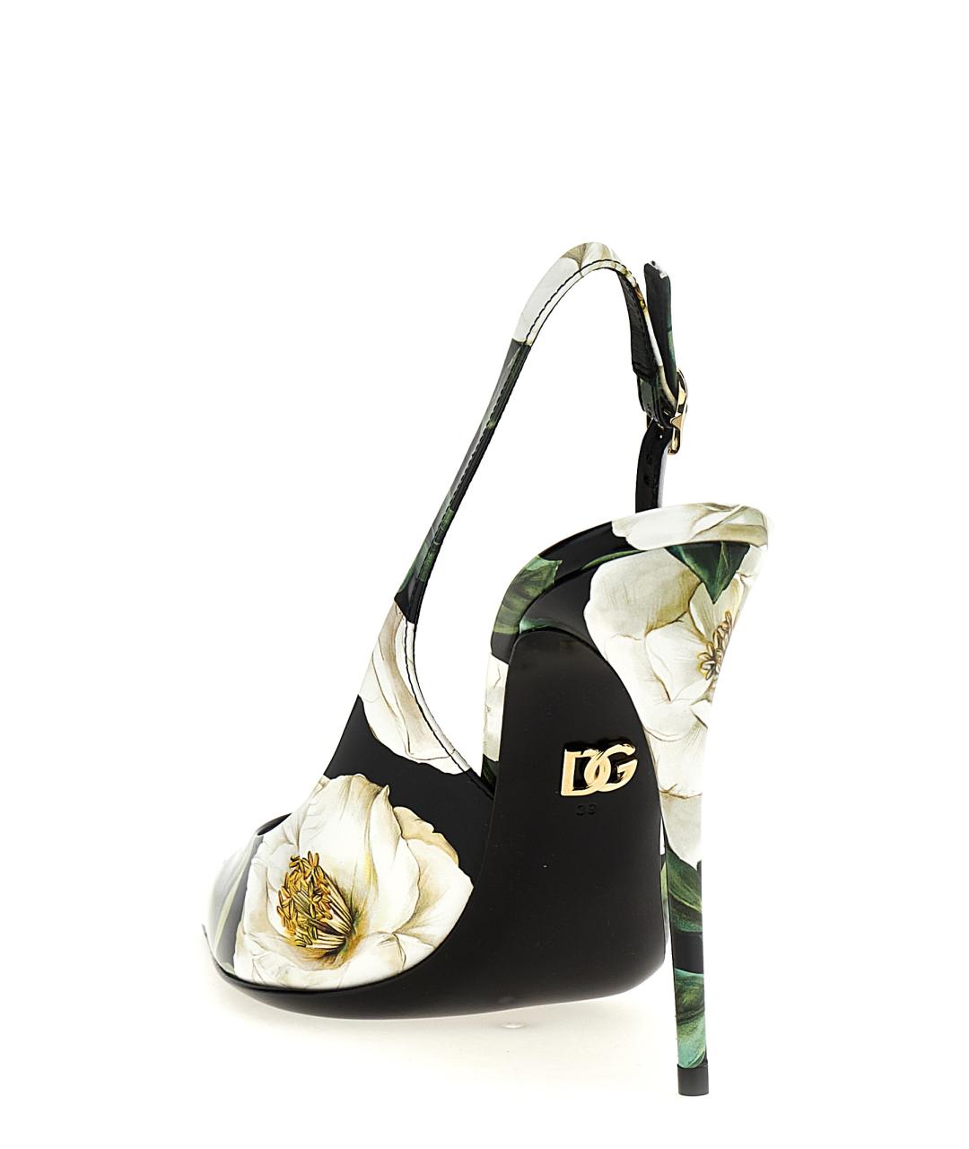 DOLCE&GABBANA Мульти кожаные туфли, фото 3