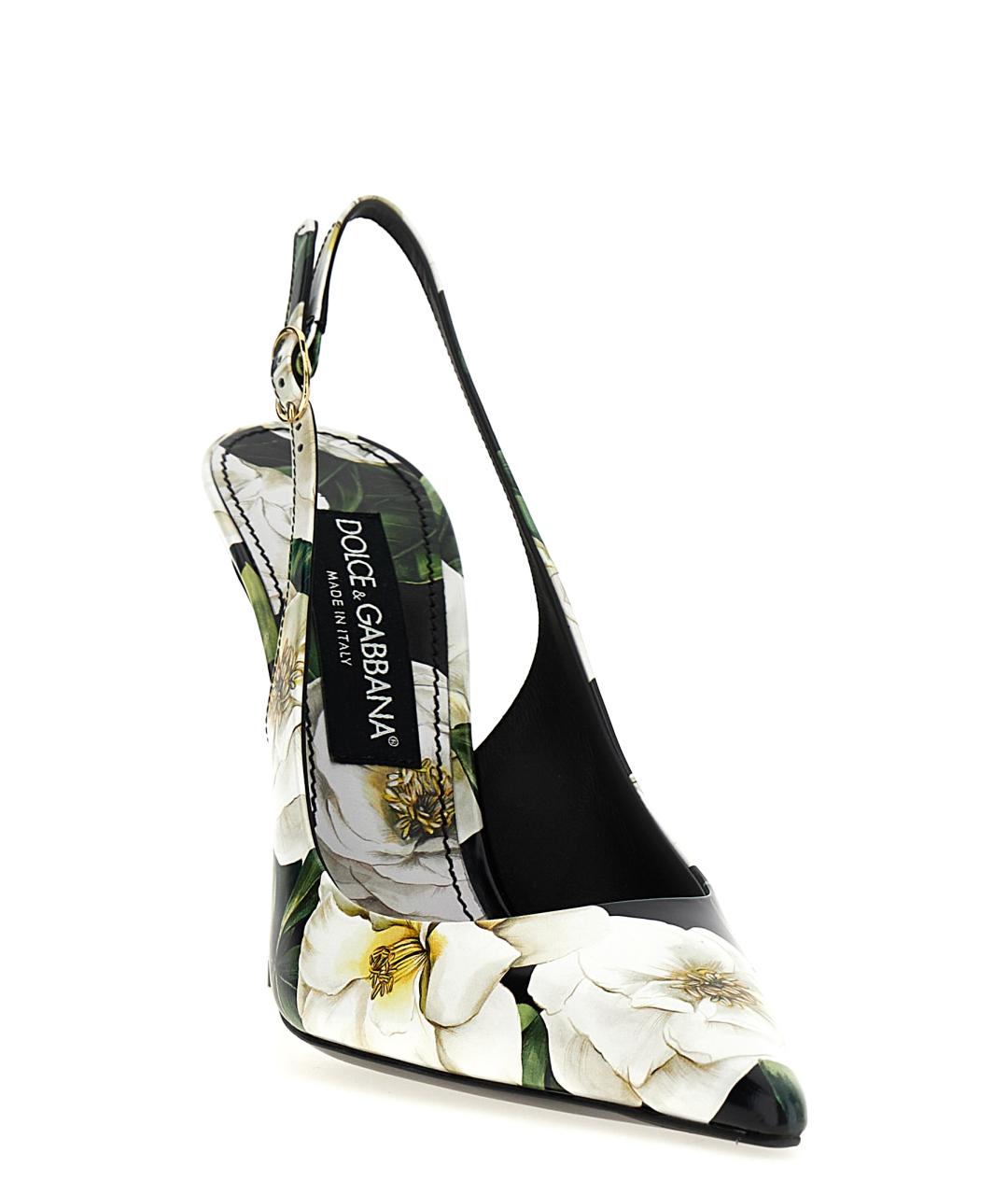 DOLCE&GABBANA Мульти кожаные туфли, фото 2