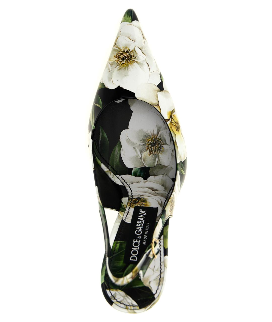 DOLCE&GABBANA Мульти кожаные туфли, фото 4