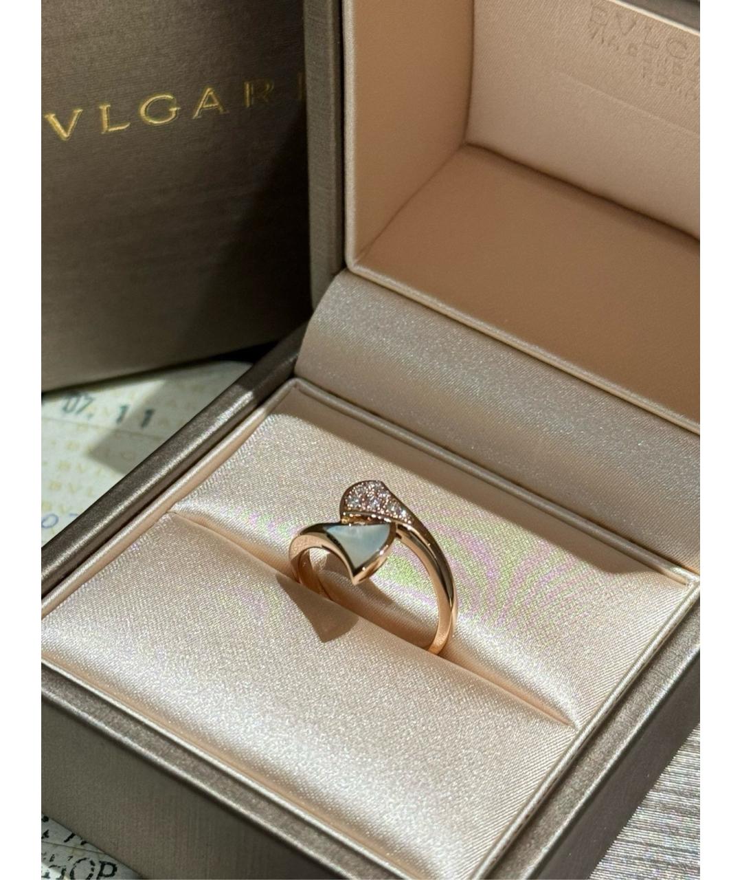 BVLGARI Золотое кольцо из розового золота, фото 6