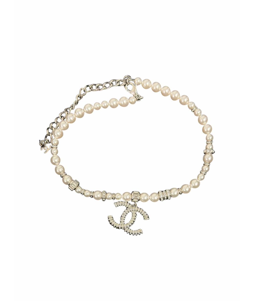 CHANEL Серебряное латунное колье, фото 1