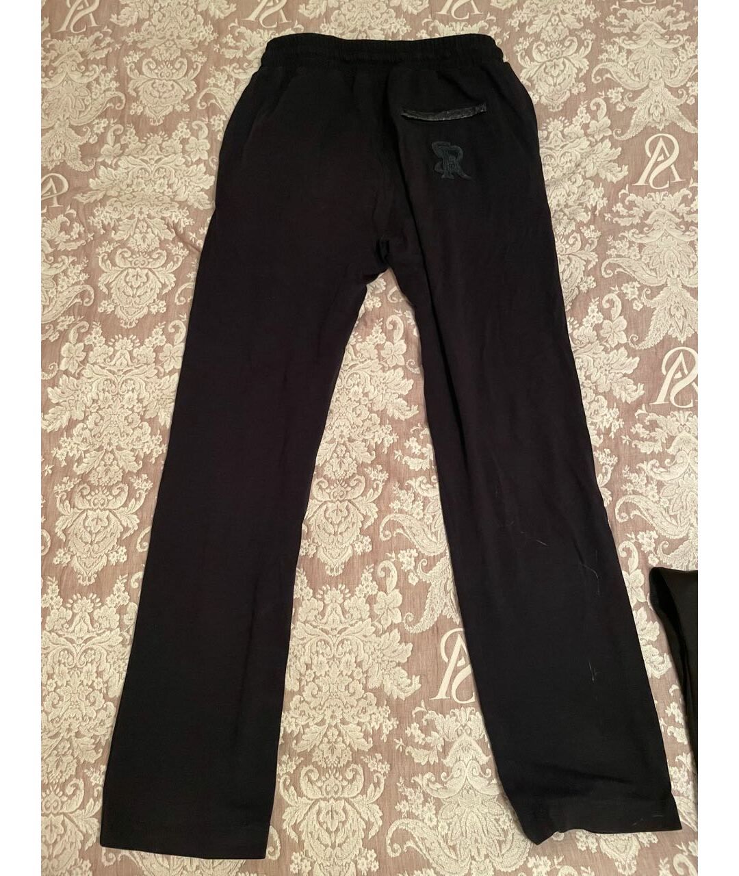 STEFANO RICCI Темно-синие повседневные брюки, фото 2