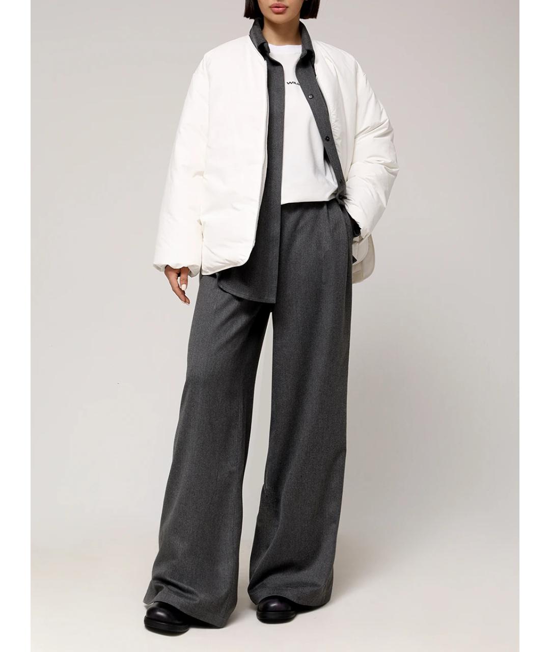 JIL SANDER Белый пуховик, фото 2