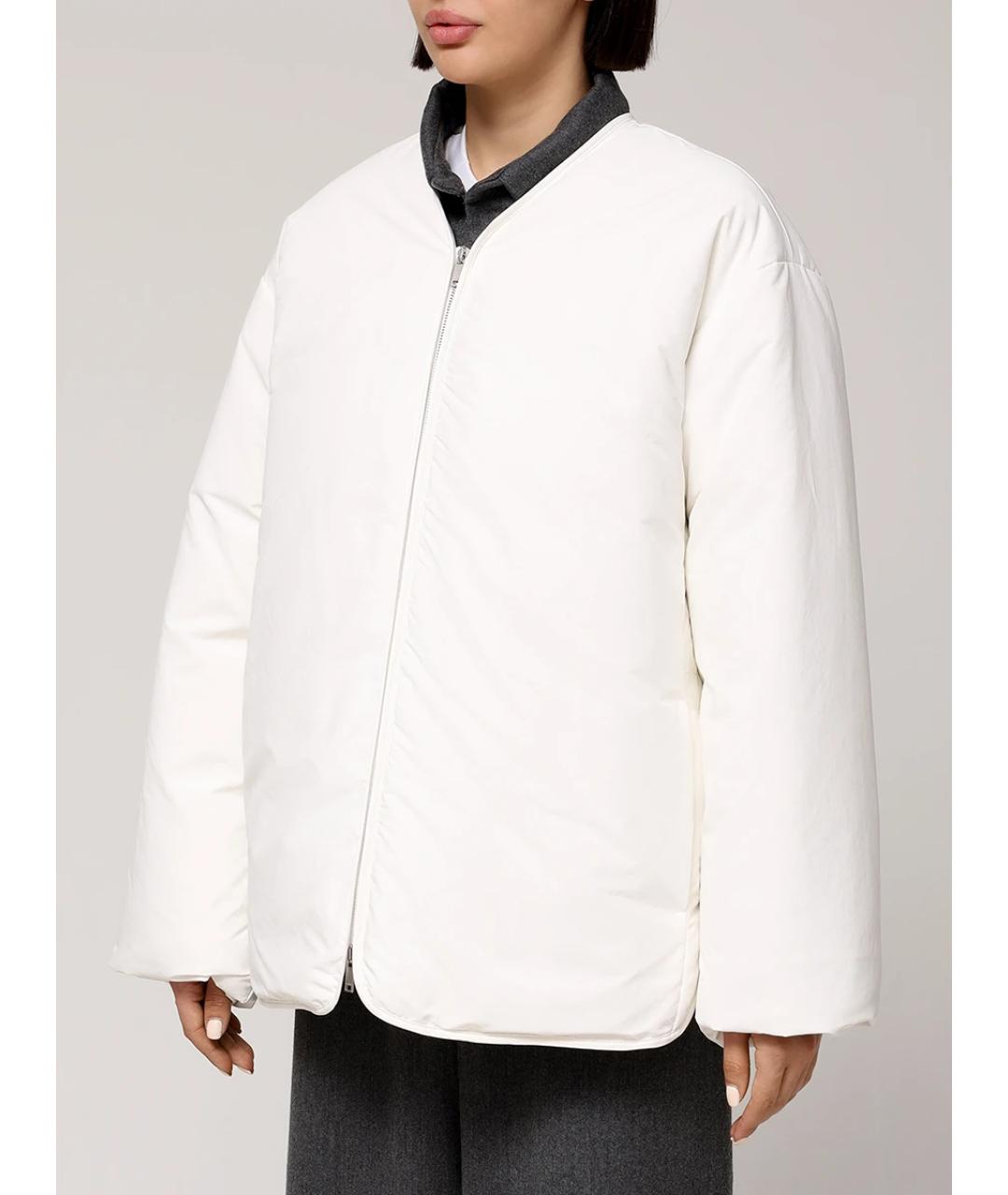 JIL SANDER Белый пуховик, фото 4
