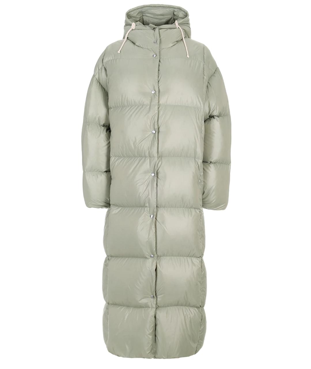 JIL SANDER Зеленый пуховик, фото 1