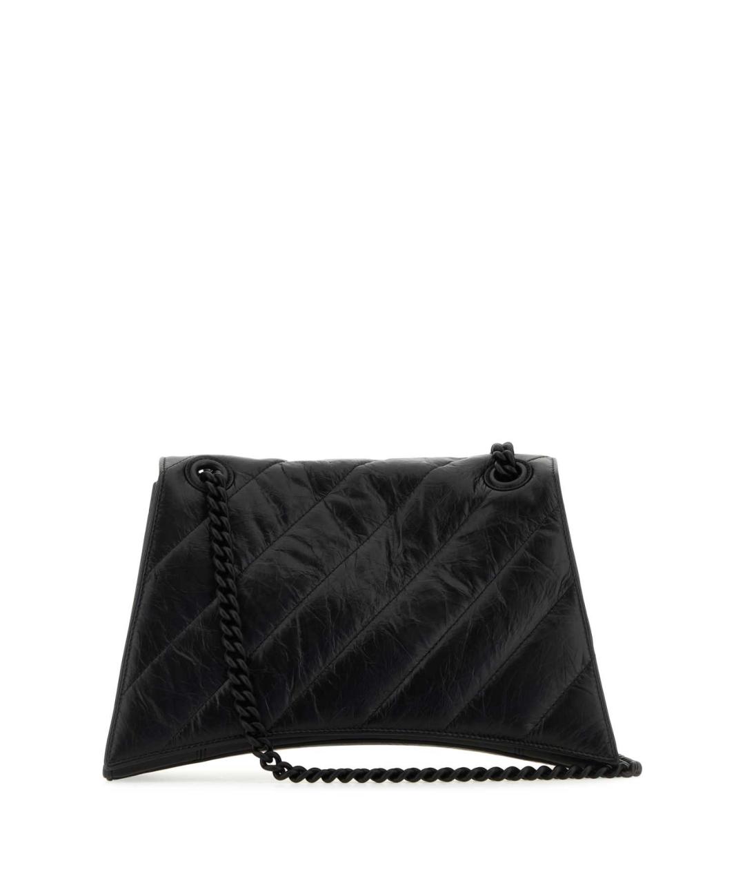 BALENCIAGA Черная кожаная сумка через плечо, фото 3