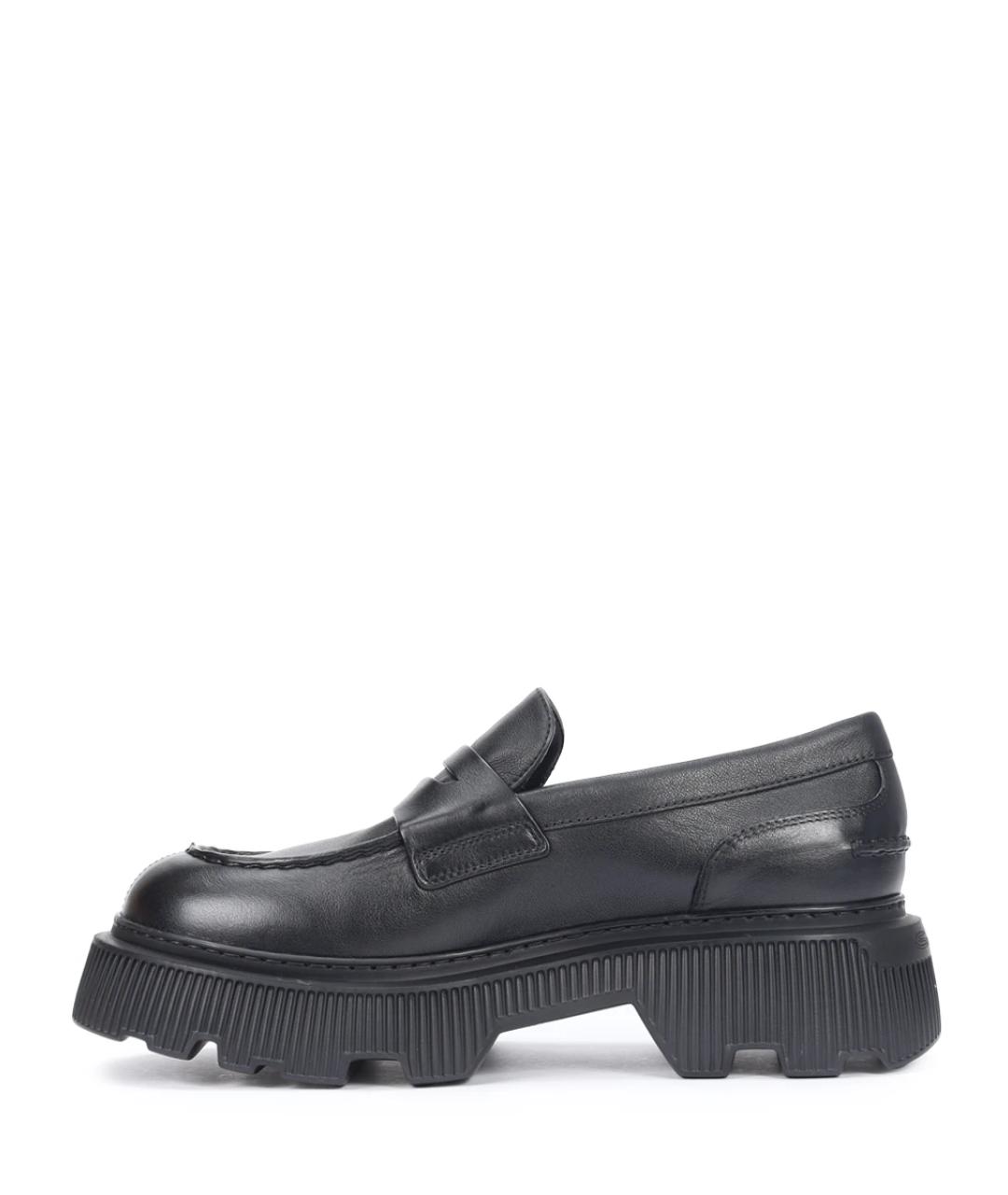 SANTONI Черные лоферы, фото 3