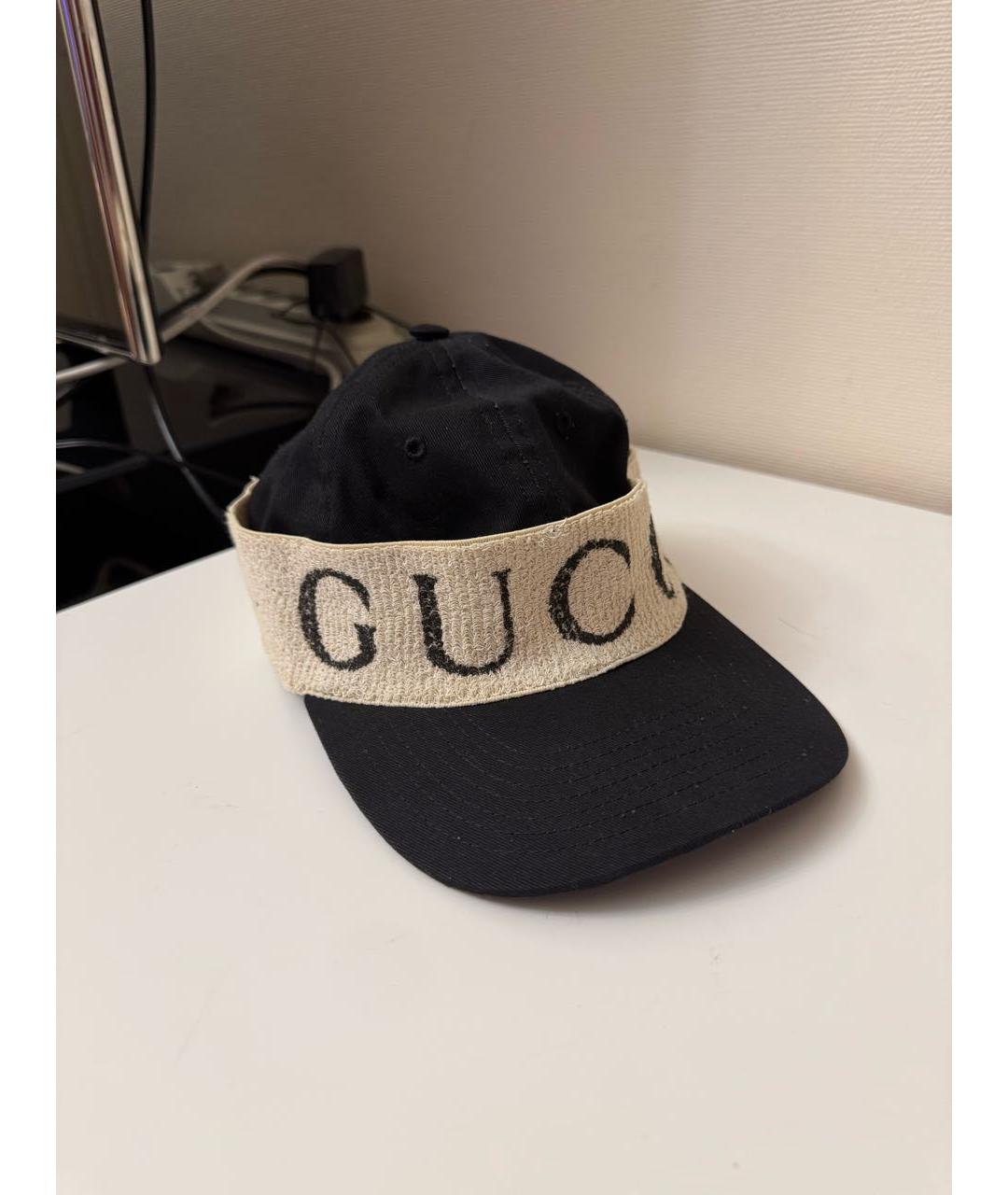 GUCCI Черная кепка, фото 2