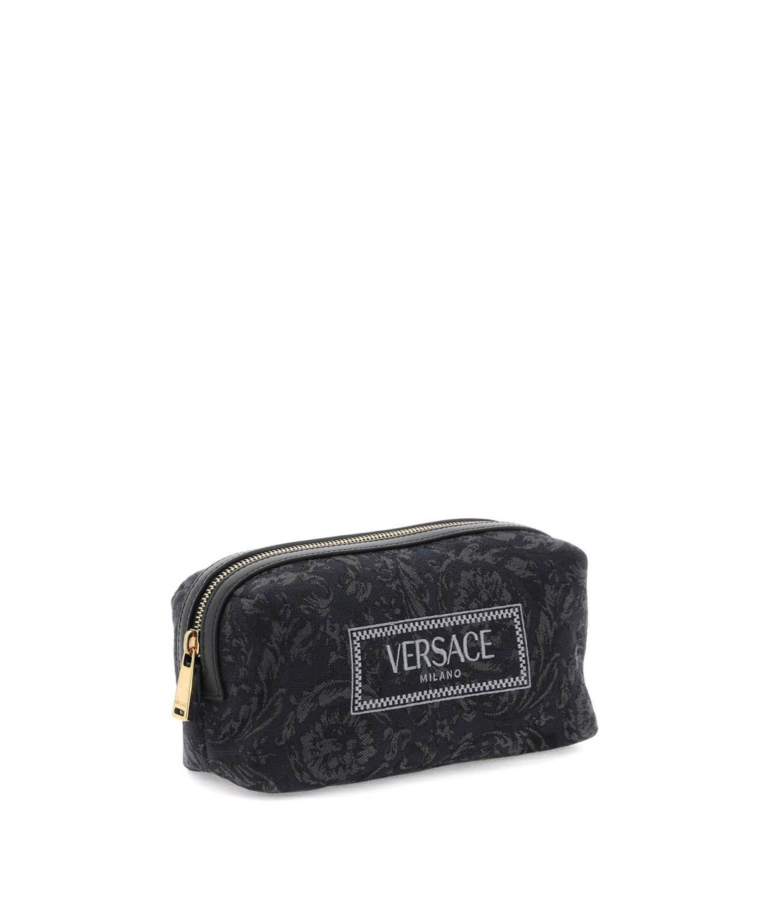 VERSACE Черная косметичка, фото 4