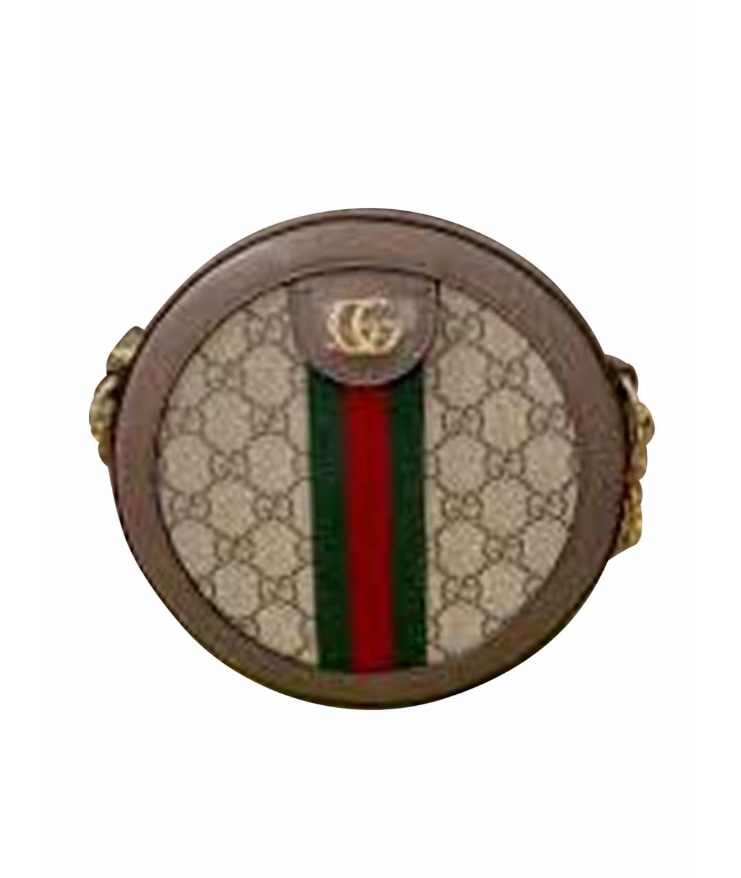 GUCCI Коричневая сумка через плечо, фото 1