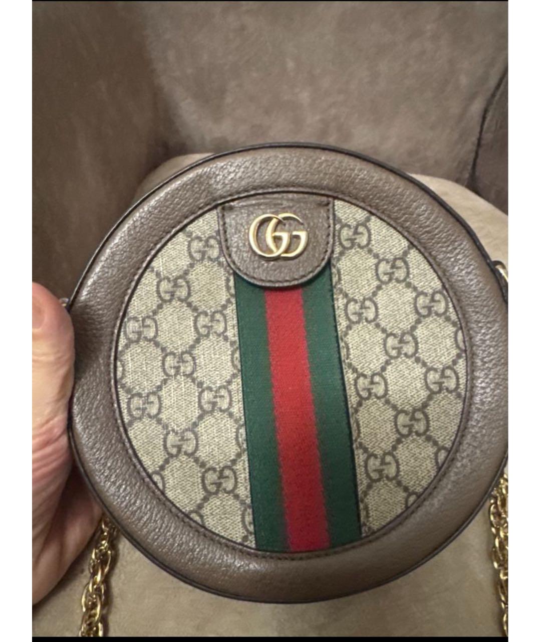 GUCCI Коричневая сумка через плечо, фото 4