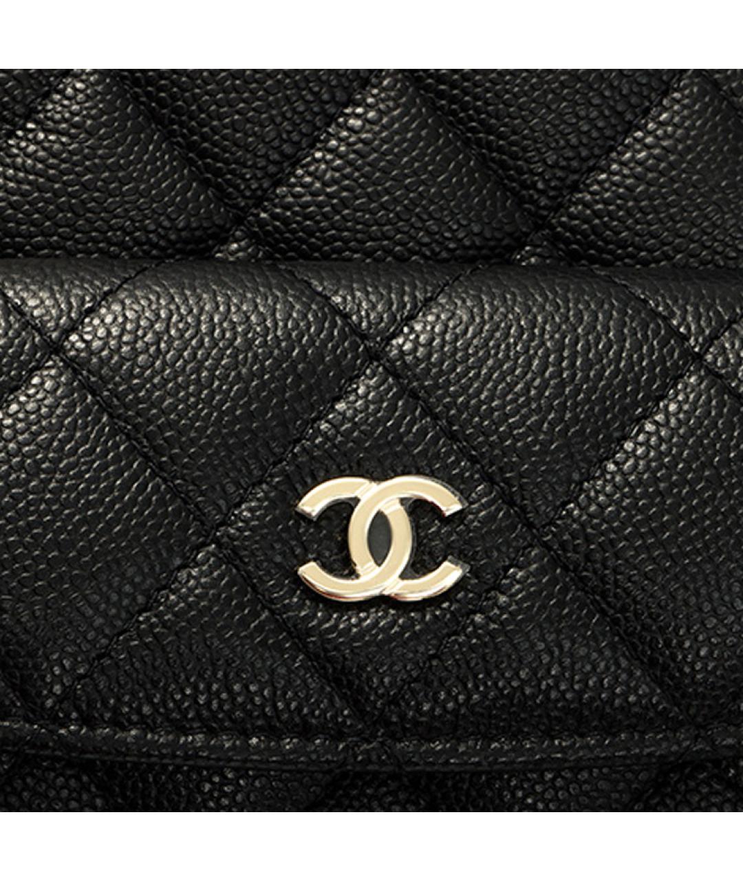 CHANEL Черный кожаный рюкзак, фото 5