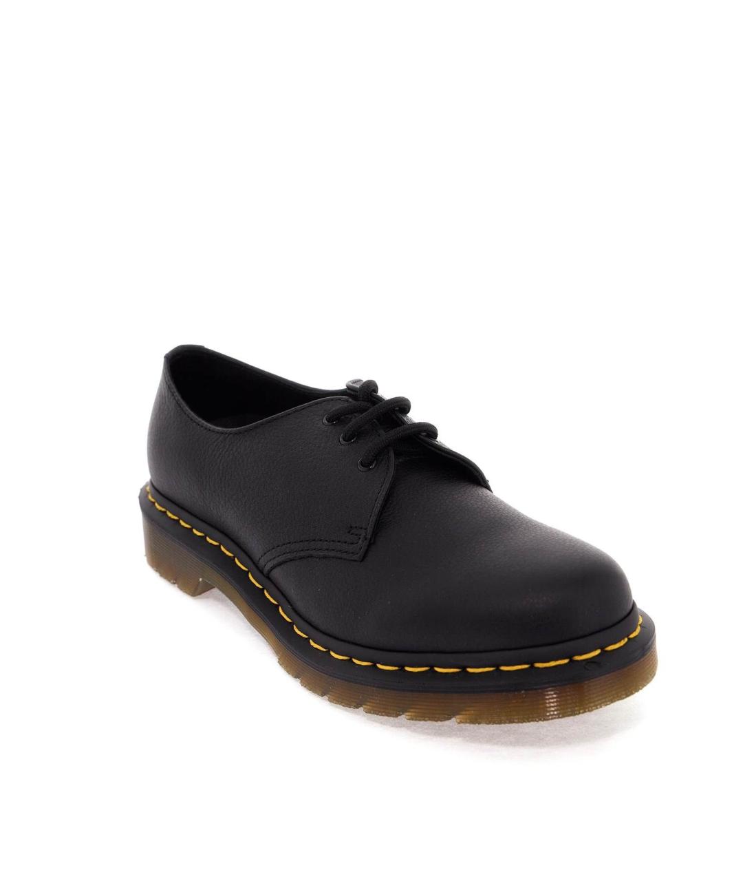 DR. MARTENS Черные кожаные ботинки, фото 5