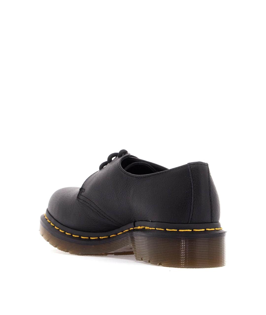 DR. MARTENS Черные кожаные ботинки, фото 3