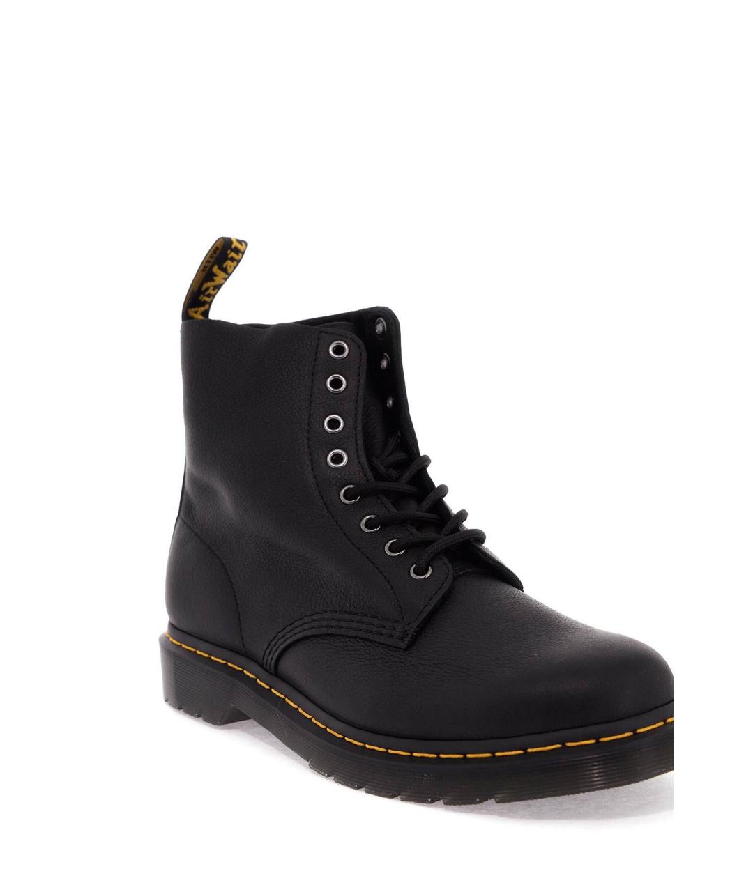 DR. MARTENS Черные кожаные высокие ботинки, фото 5