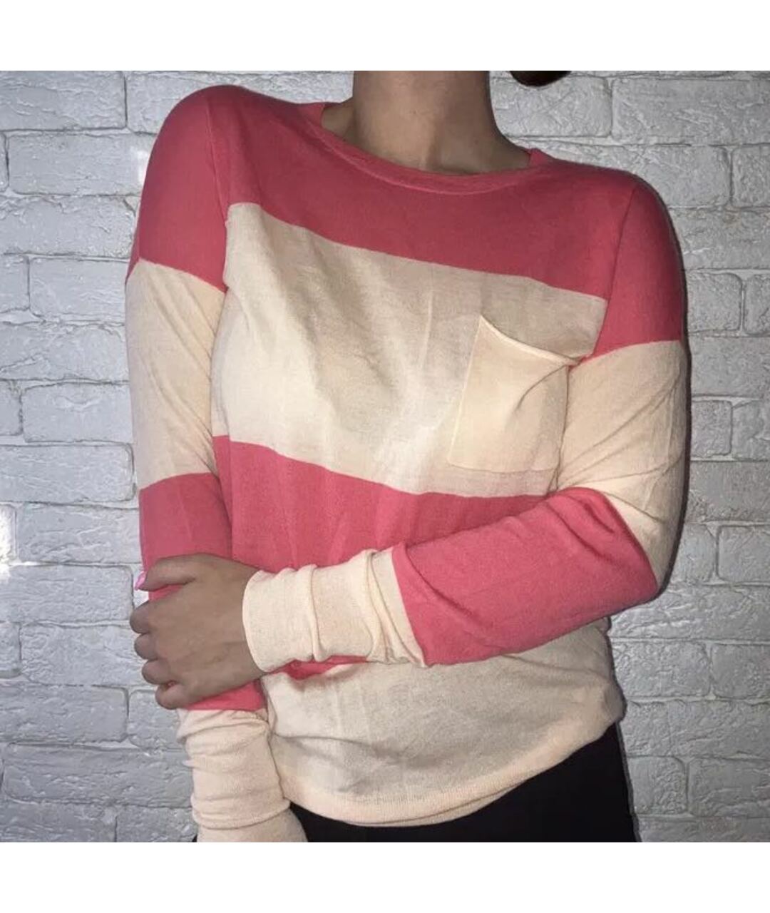 THEORY Розовый шерстяной джемпер / свитер, фото 5