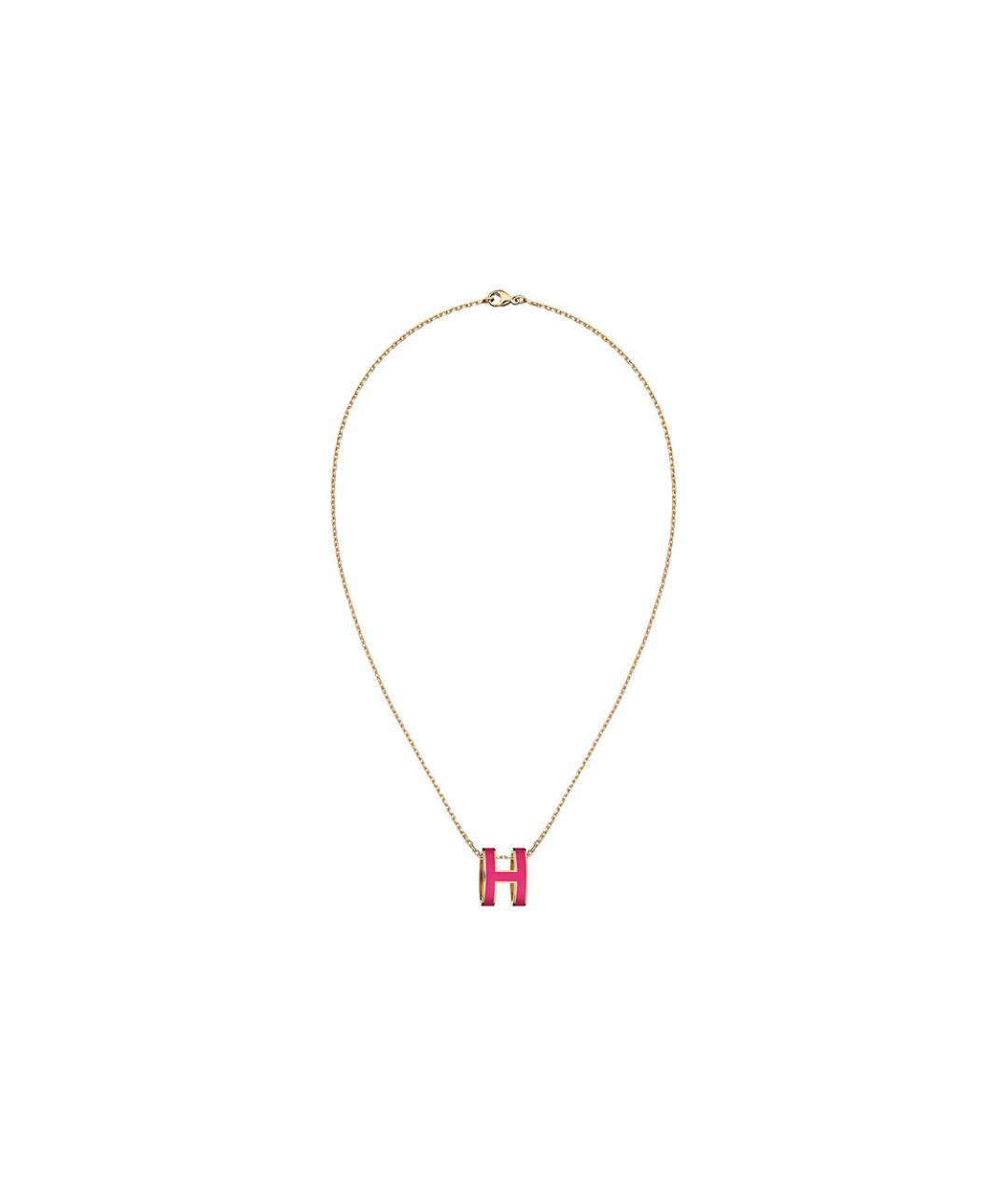 HERMES Золотая металлическая цепочка, фото 2