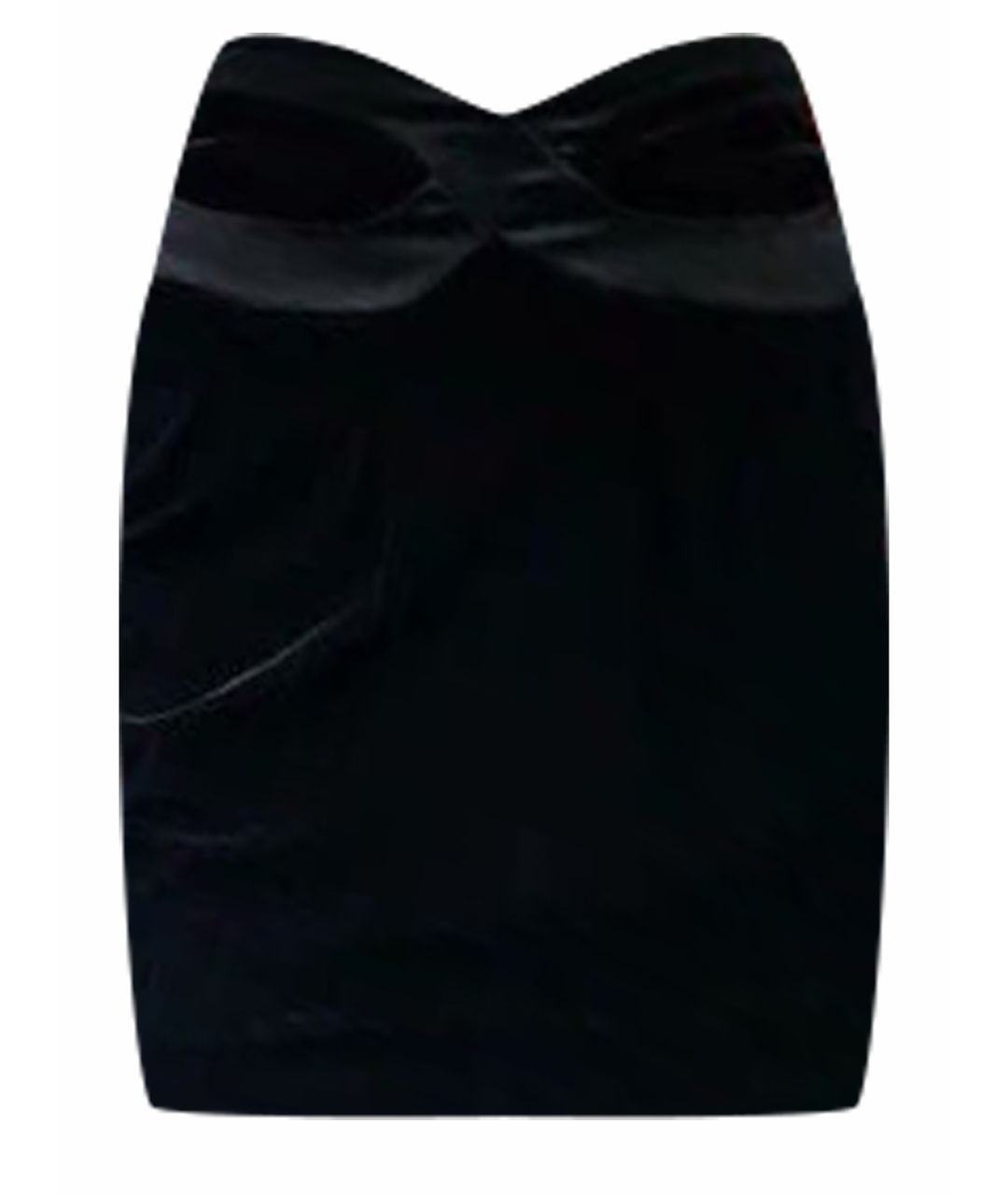GIORGIO ARMANI Черная полиэстеровая юбка миди, фото 1