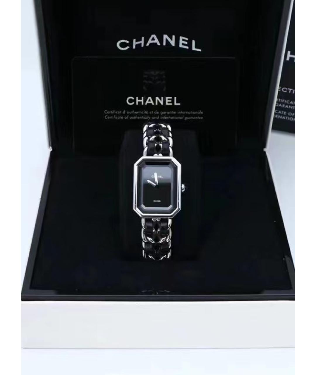 CHANEL Черные часы, фото 2