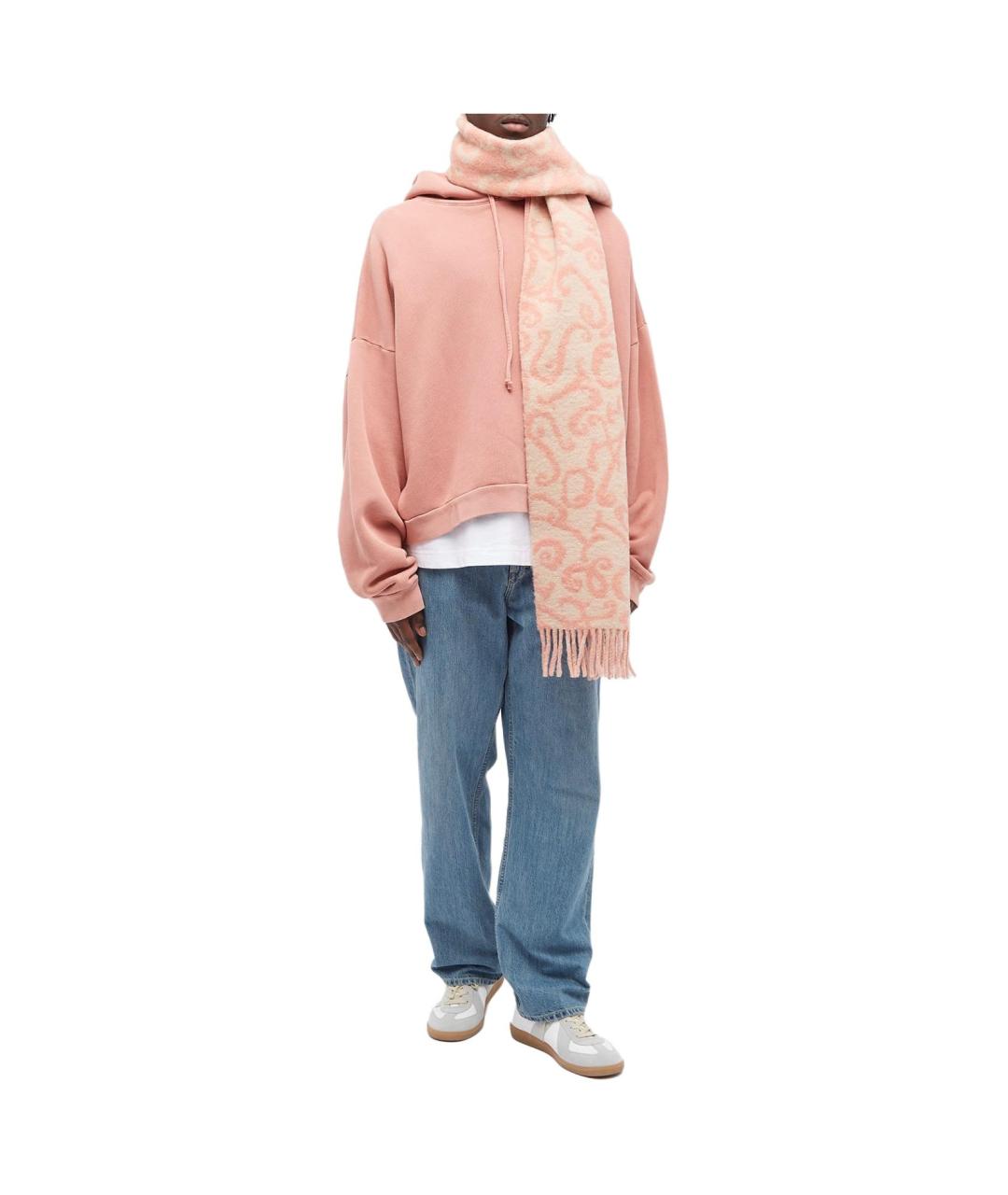 ACNE STUDIOS Оранжевый шарф, фото 5