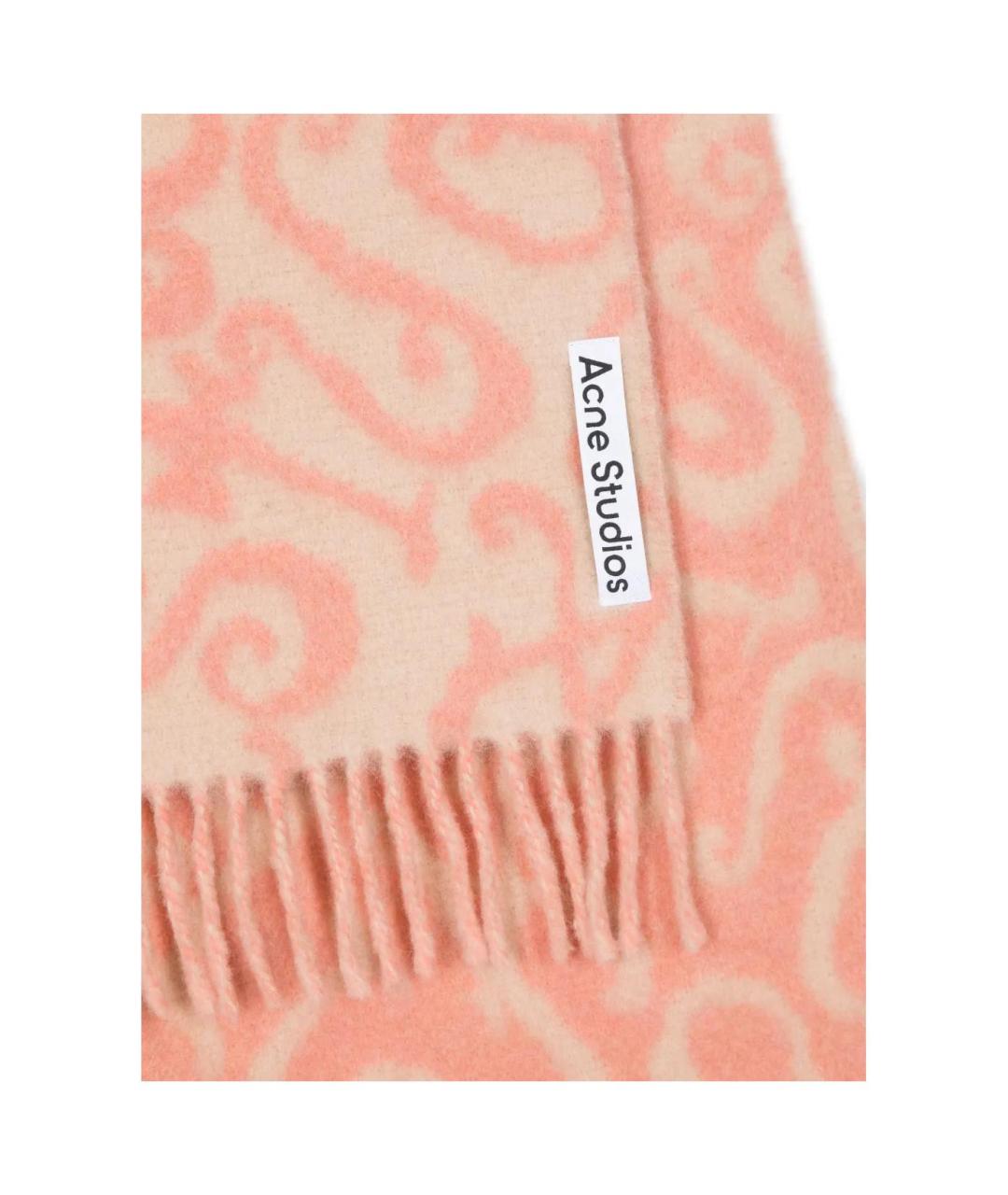 ACNE STUDIOS Оранжевый шарф, фото 3