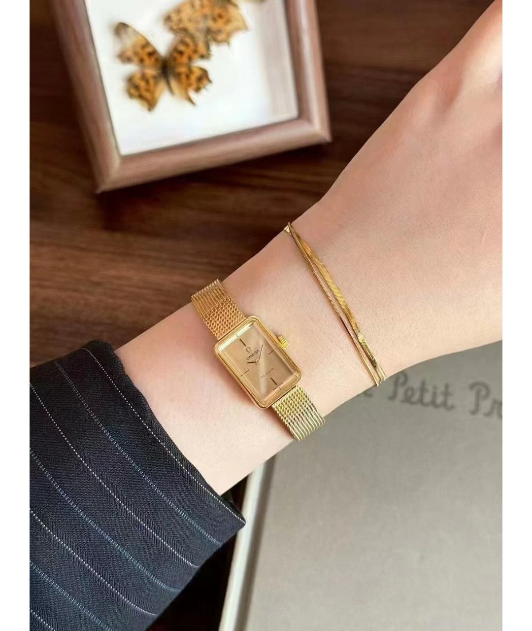 OMEGA Золотые часы из желтого золота, фото 7