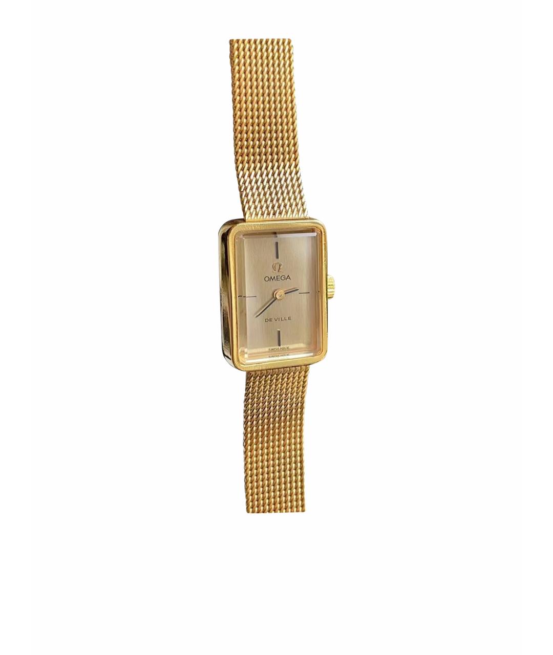 OMEGA Золотые часы из желтого золота, фото 1