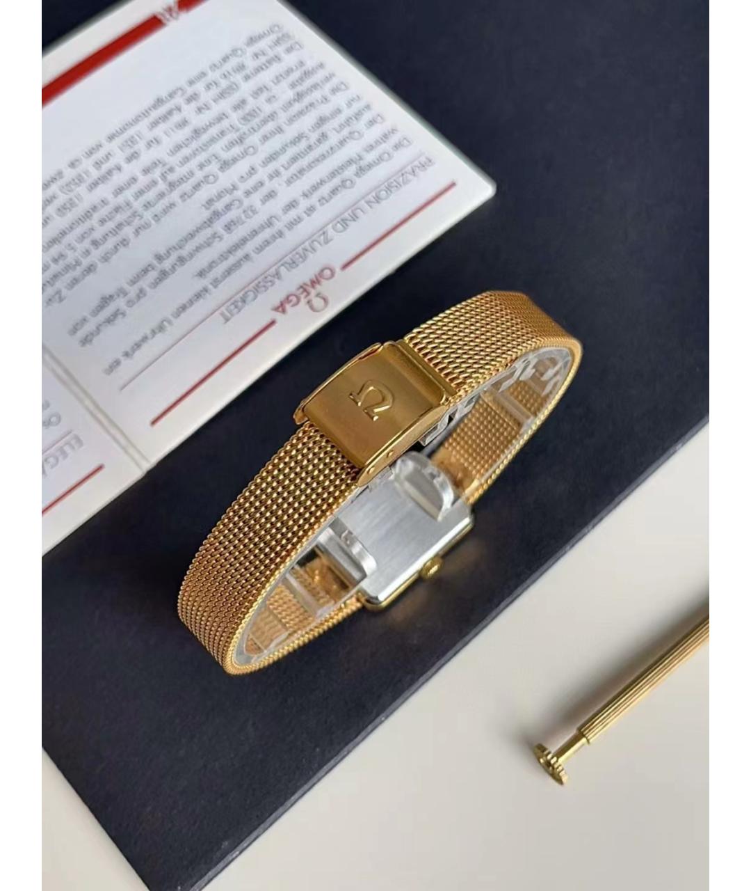 OMEGA Золотые часы из желтого золота, фото 6