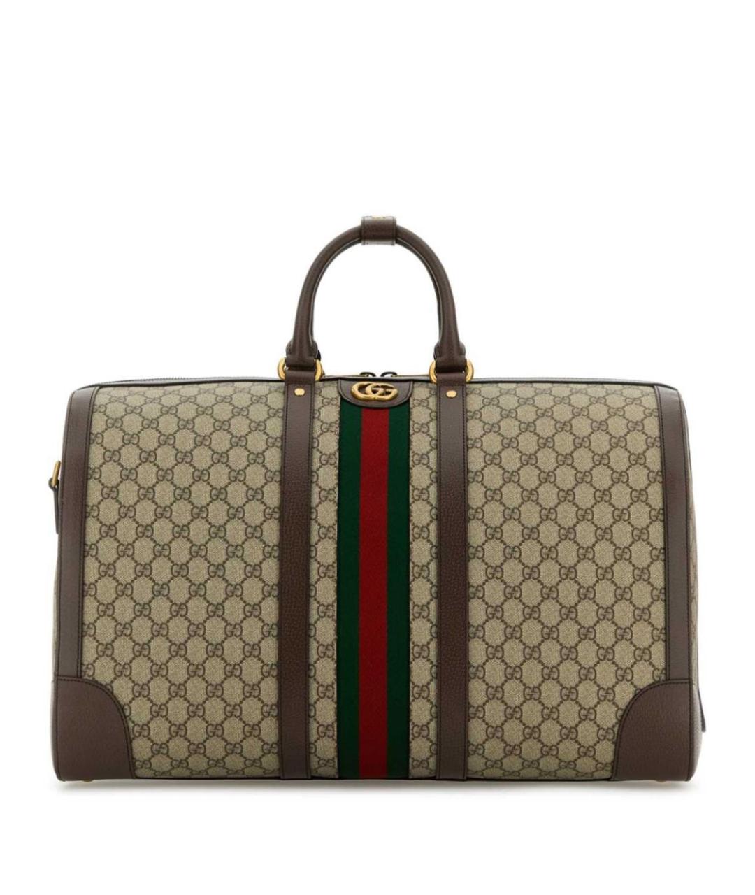 GUCCI Бежевая дорожная/спортивная сумка, фото 1