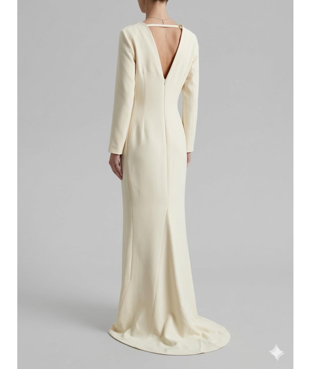 CHRISTIAN DIOR Белое шелковое свадебное платье, фото 2