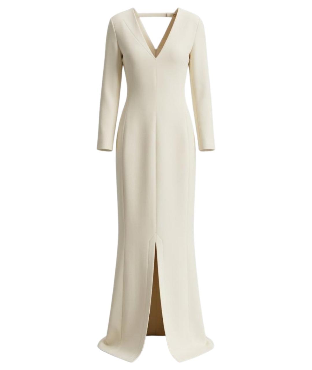 CHRISTIAN DIOR Белое шелковое свадебное платье, фото 1