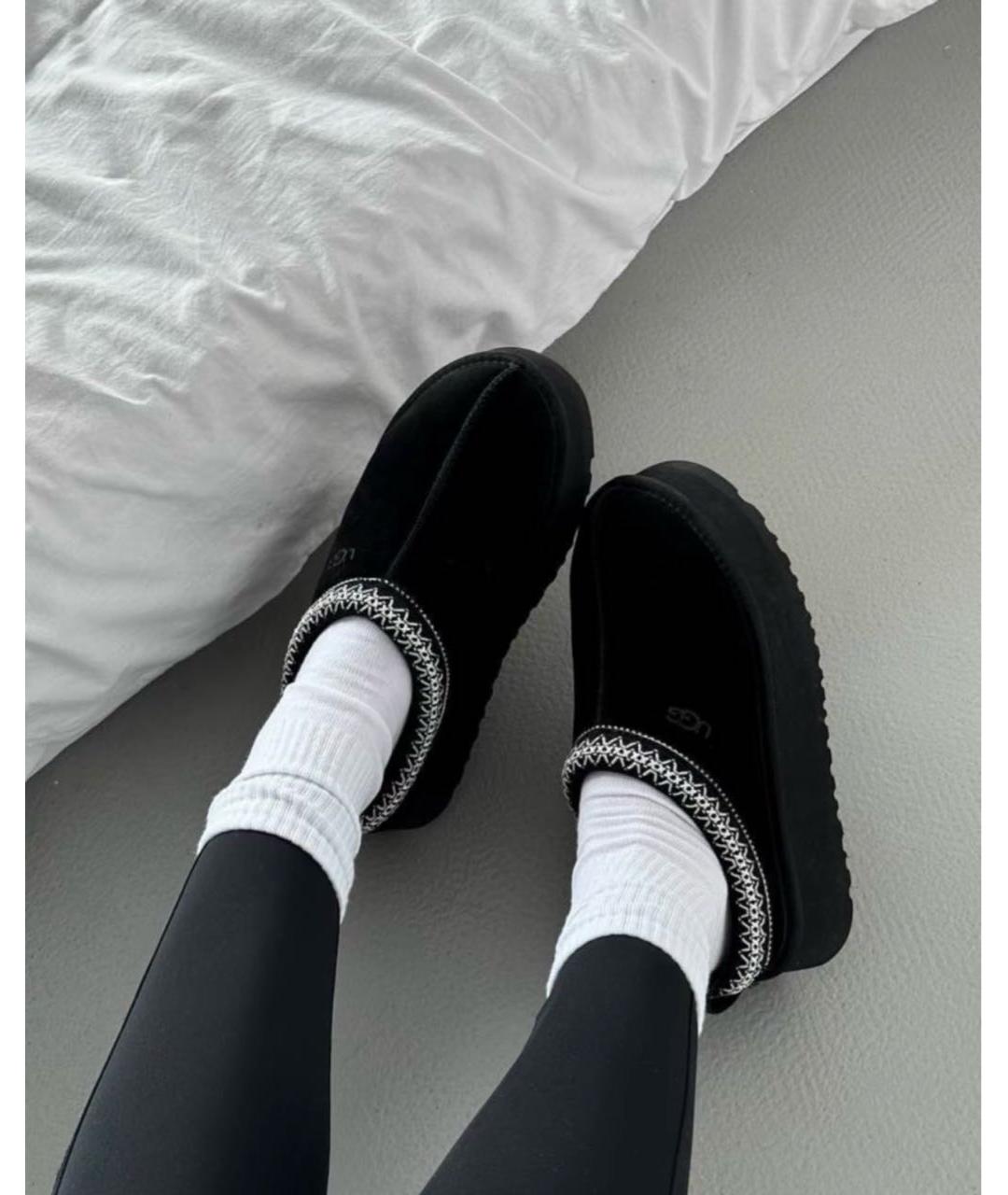 UGG AUSTRALIA Черные замшевые мюли, фото 5