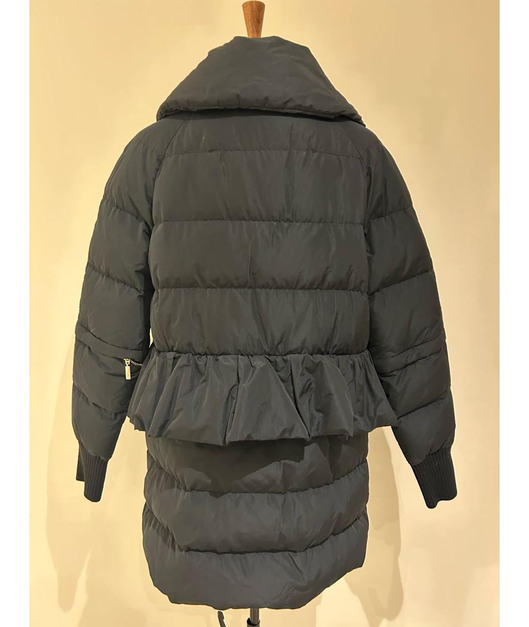 MONCLER Черный пуховик, фото 2