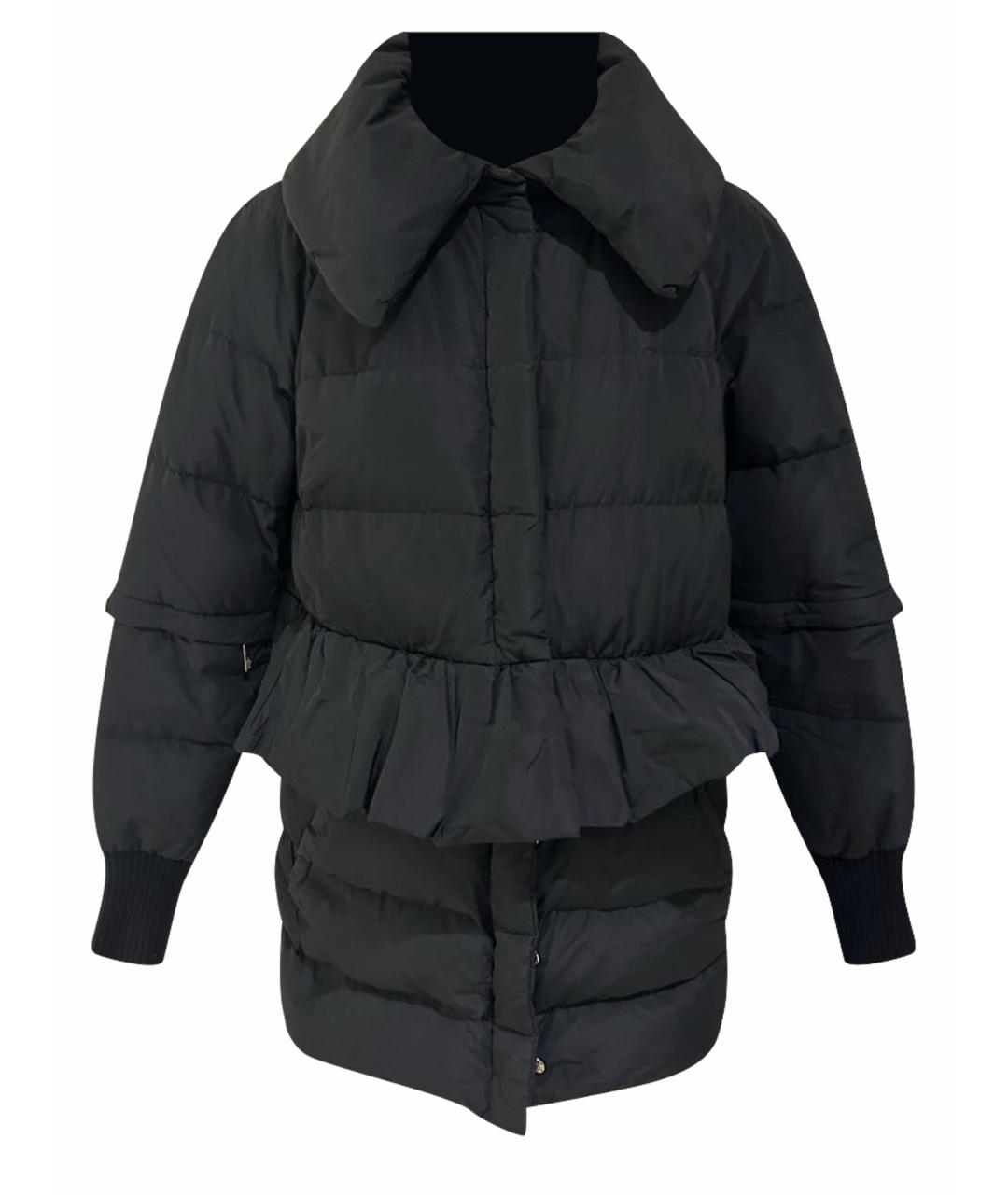 MONCLER Черный пуховик, фото 1