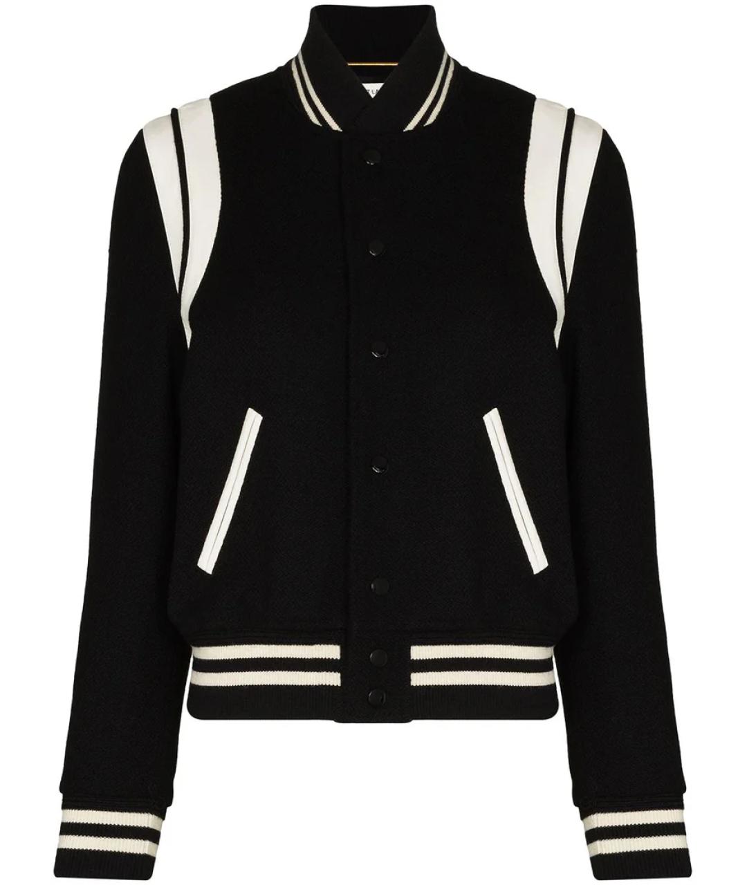 SAINT LAURENT Черная куртка, фото 1