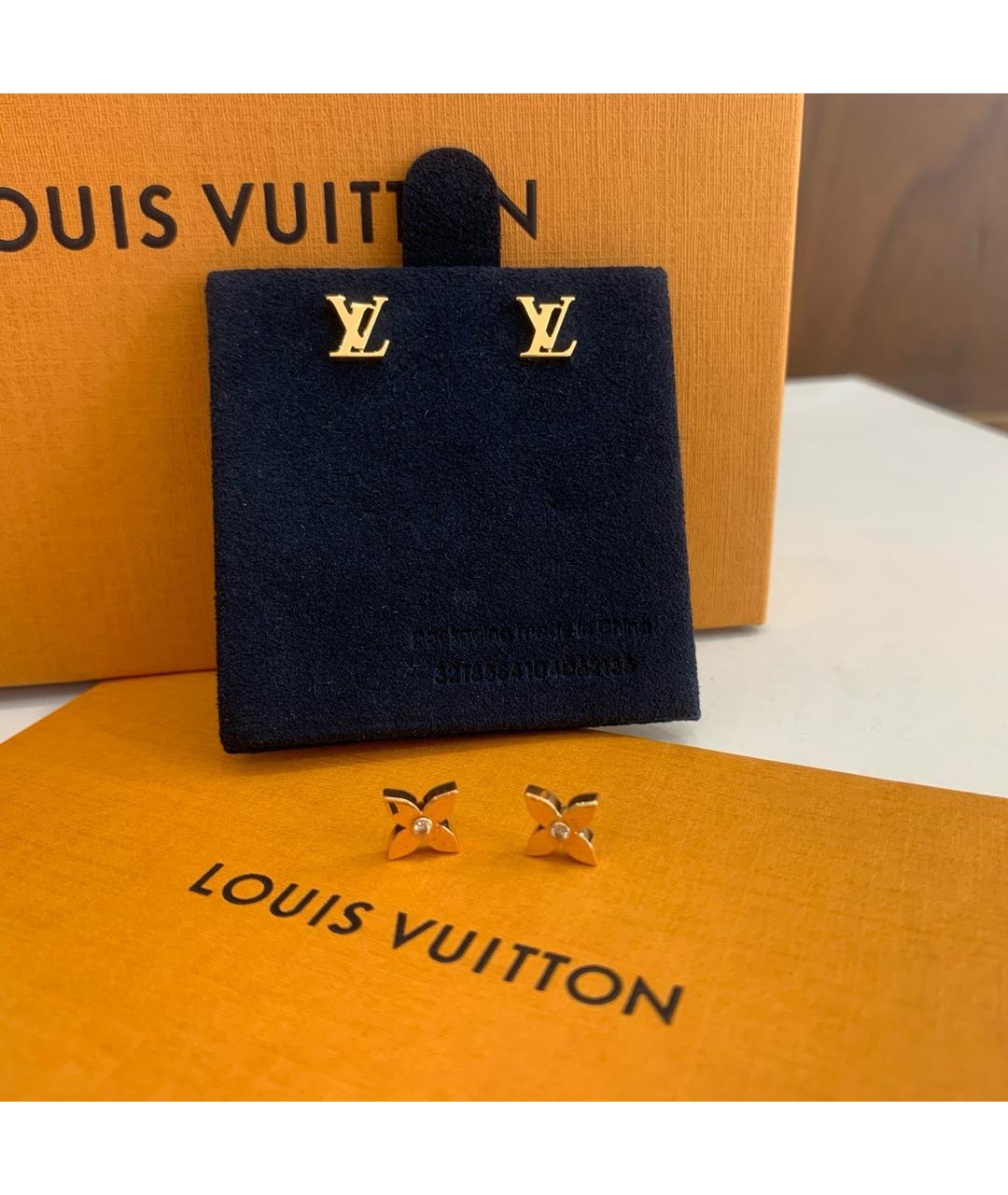 LOUIS VUITTON Золотые серьги из желтого золота, фото 6