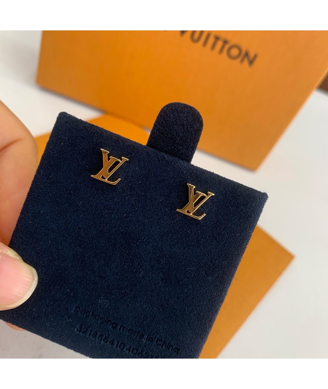 LOUIS VUITTON Золотые серьги из желтого золота, фото 2