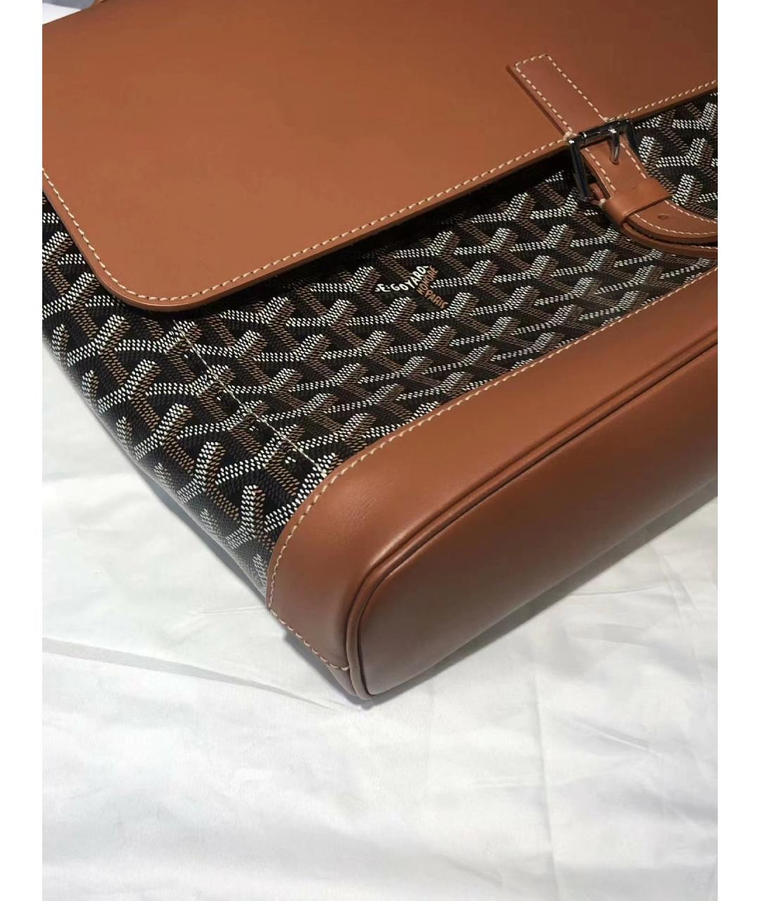 GOYARD Оранжевая кожаная сумка через плечо, фото 4