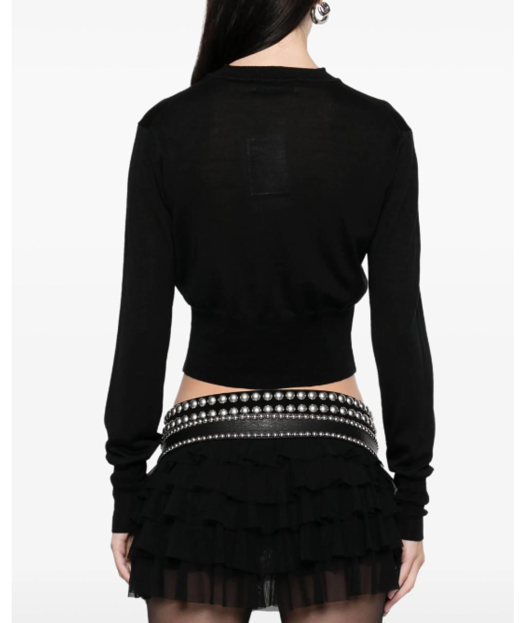 VIVIENNE WESTWOOD Черный шерстяной кардиган, фото 5