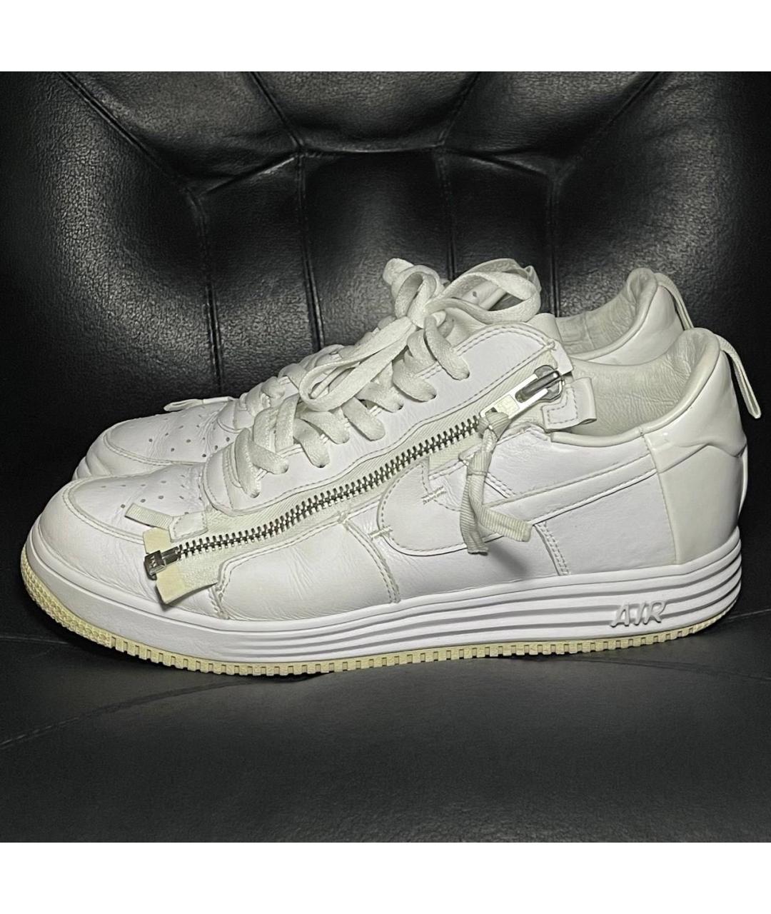 ACRONYM® Белые кожаные низкие кроссовки / кеды, фото 3